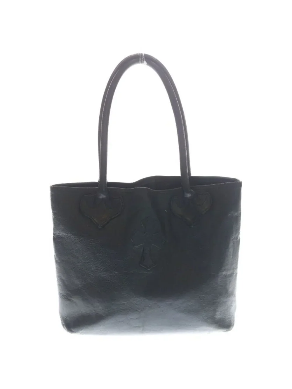 Chrome Hearts FS Tote Leather with Cross Patch